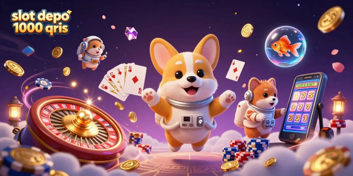 Slot depo 1000 qris memperlihatkan keseruan permainan kasino dengan banyak simbol dan elemen visual menarik.