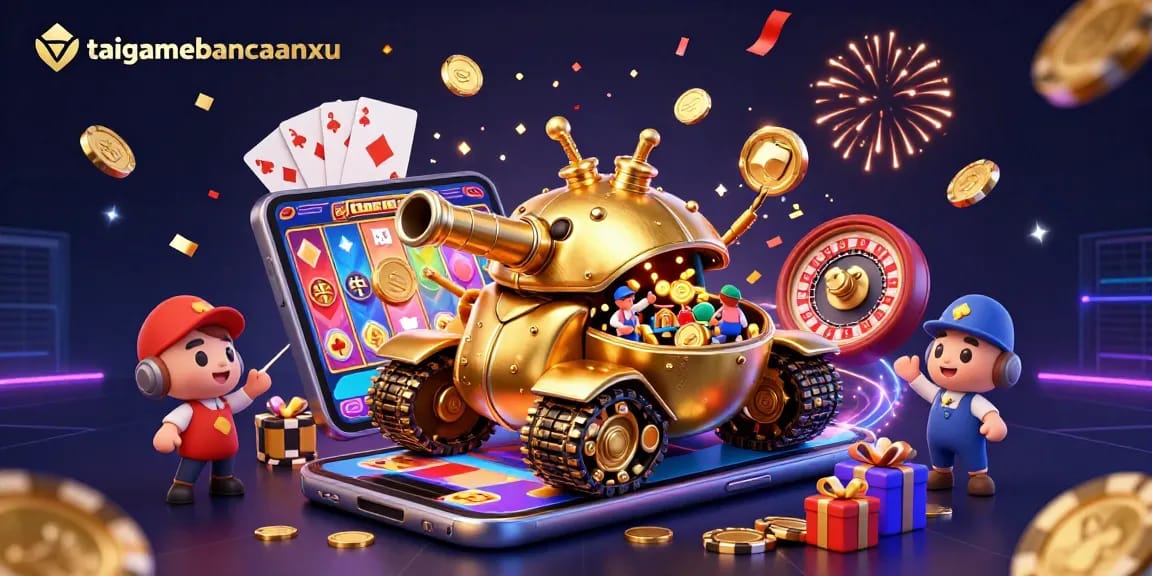 Engage with the dynamic taigamebancaanxu experience featuring a golden beetle tank casino.