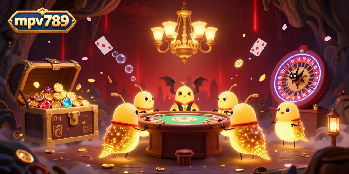 Light up your gaming experience at mpv789 with vibrant casino glowworms and dynamic gaming elements.