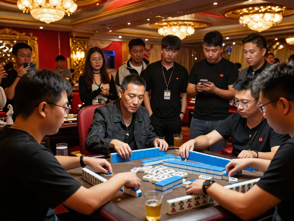 Experience the thrill of MAHJONGJP88 Official gaming at a vibrant casino table