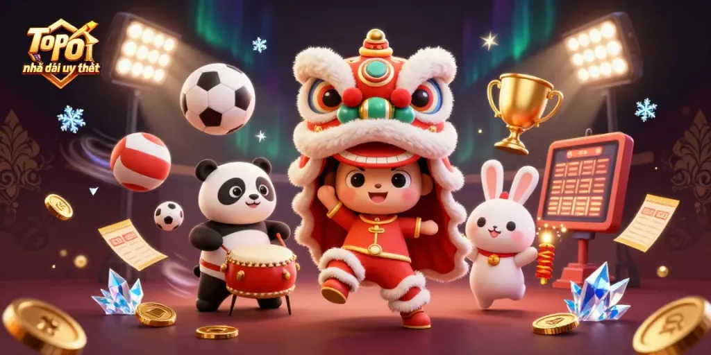 Bet on the Top 10 nhà cái uy tín at the lively casino with vibrant celebrations and dynamic game elements.
