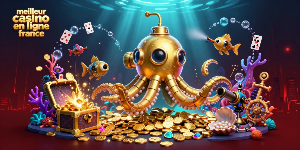 Jouez au meilleur casino en ligne France et découvrez des trésors à travers cette illustration dynamique.