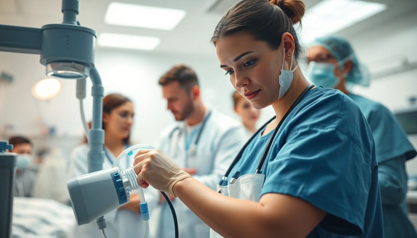 Healthcare professionals monitor patients in Intensive Care Unit (ICU) with advanced medical equipment.