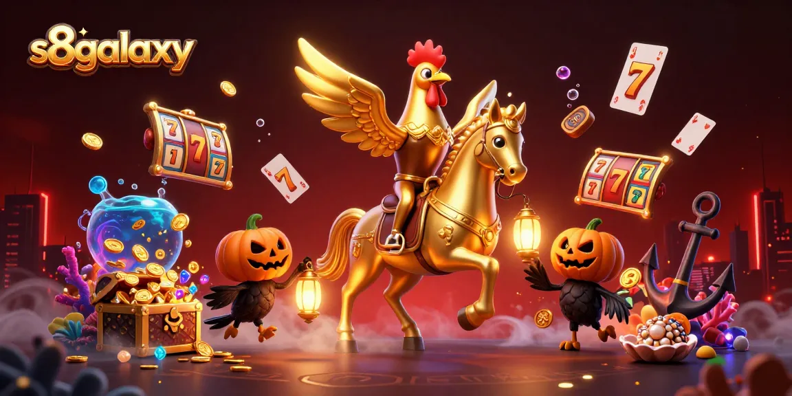 Experience thrilling gameplay at s8galaxy with golden roosters and vibrant casino treasures.