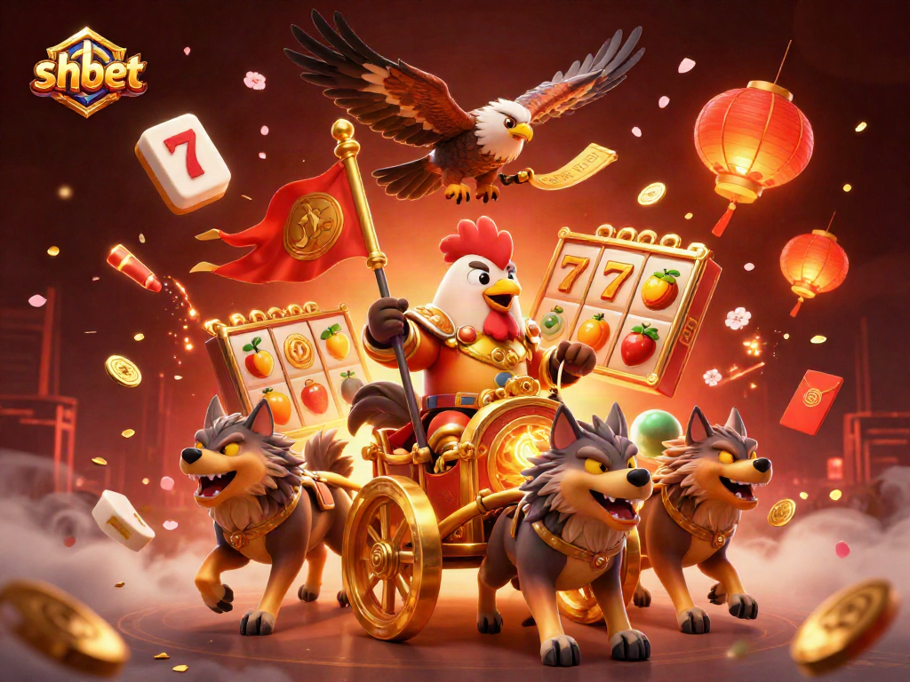 Engage with shbet's top casino experience featuring a rooster warlord and dynamic gaming elements.