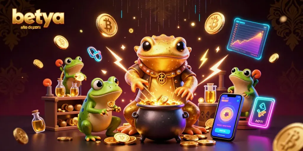 Place bets at betya site de paris with golden alchemists and cosmic crypto elements.