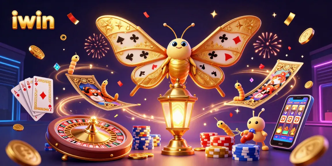 Engage in winning strategies with iwin's dynamic 3D casino scene featuring thrilling gameplay elements.