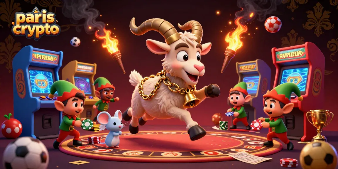Pariez sur paris crypto avec un environnement de jeux animés et des lutins voleurs de jetons