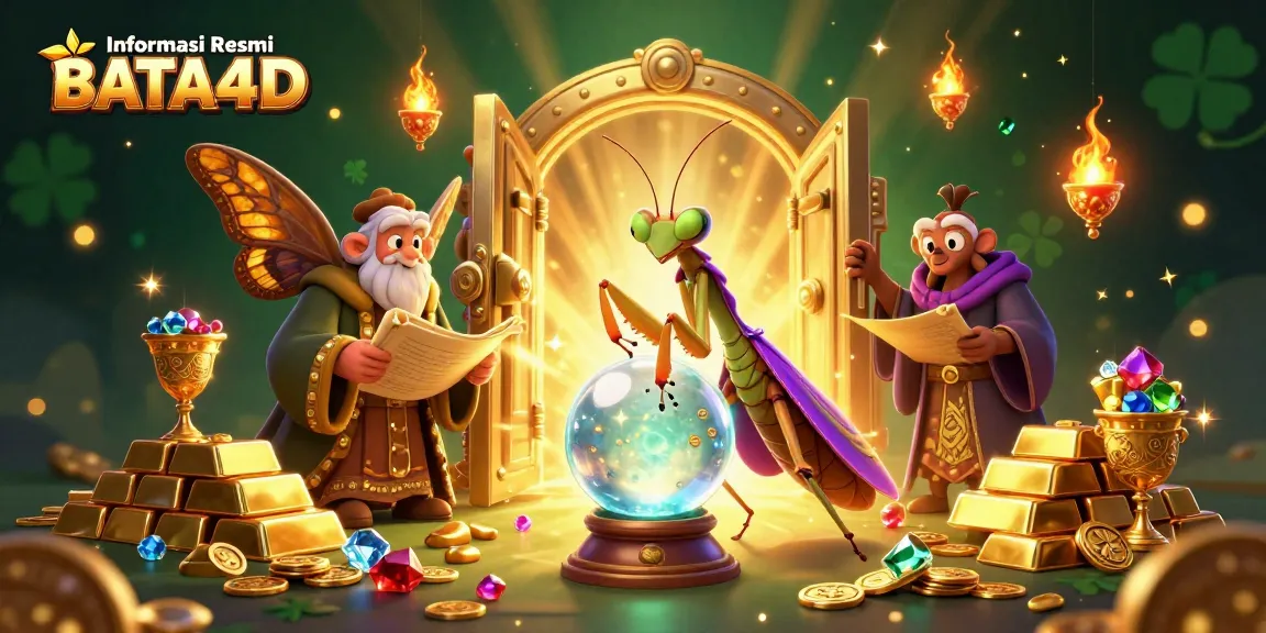 Engage with Informasi Resmi BATA4D as a fortune teller unveils winning strategies amidst gems and treasures.