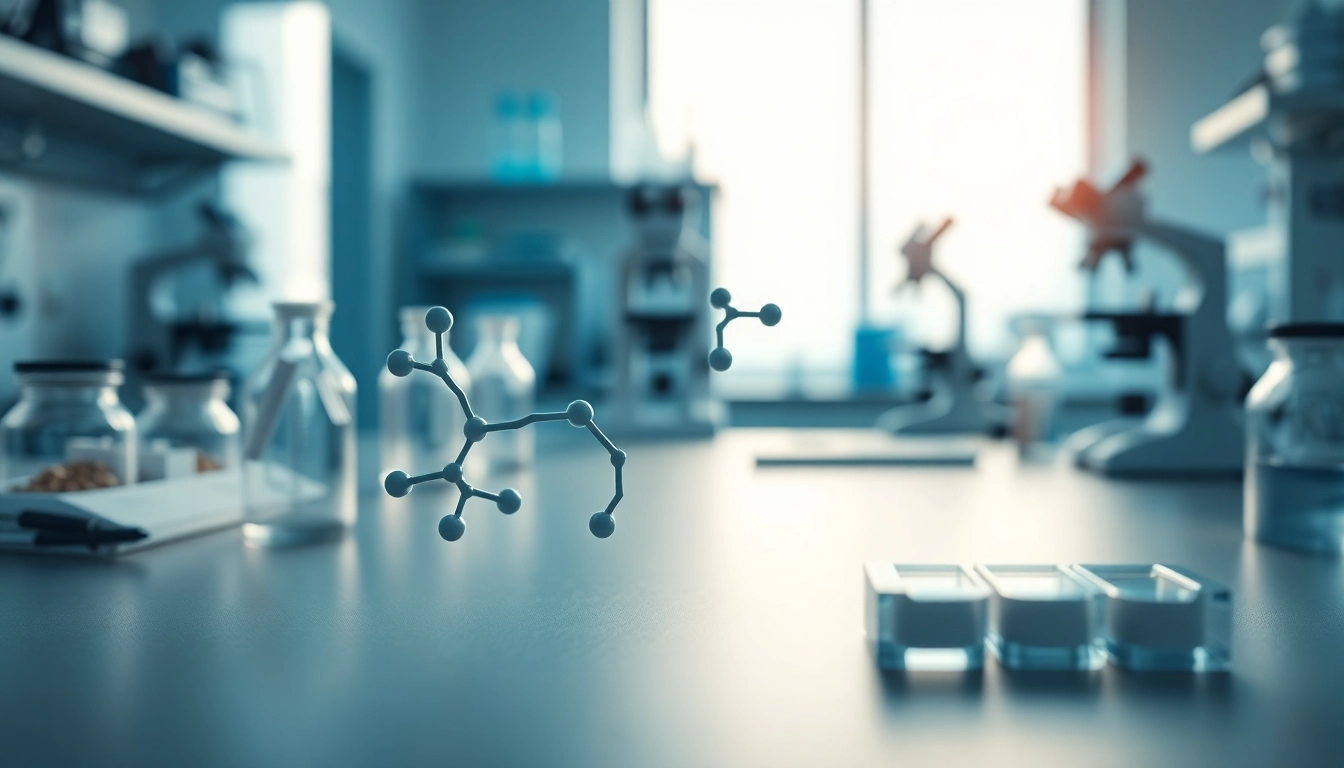 View the detailed structure of foxo4 peptide for sale in a professional lab setting.