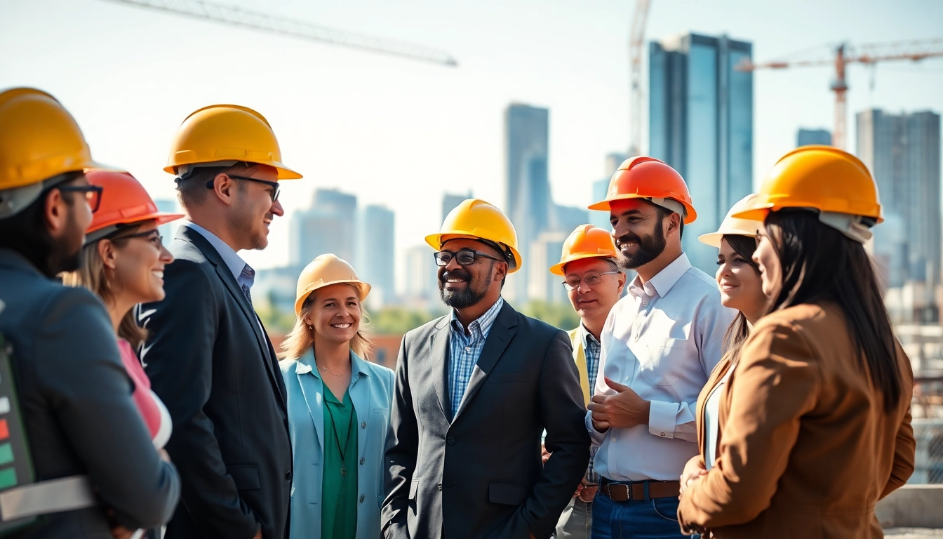 Engaging in construction advocacy colorado with diverse professionals collaborating on a project.