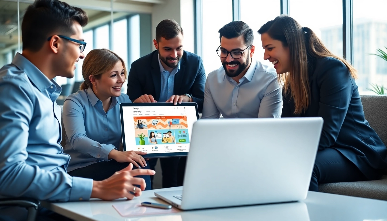 Showcasing a dynamic team at a Shopify agency India collaborating on an eCommerce project.