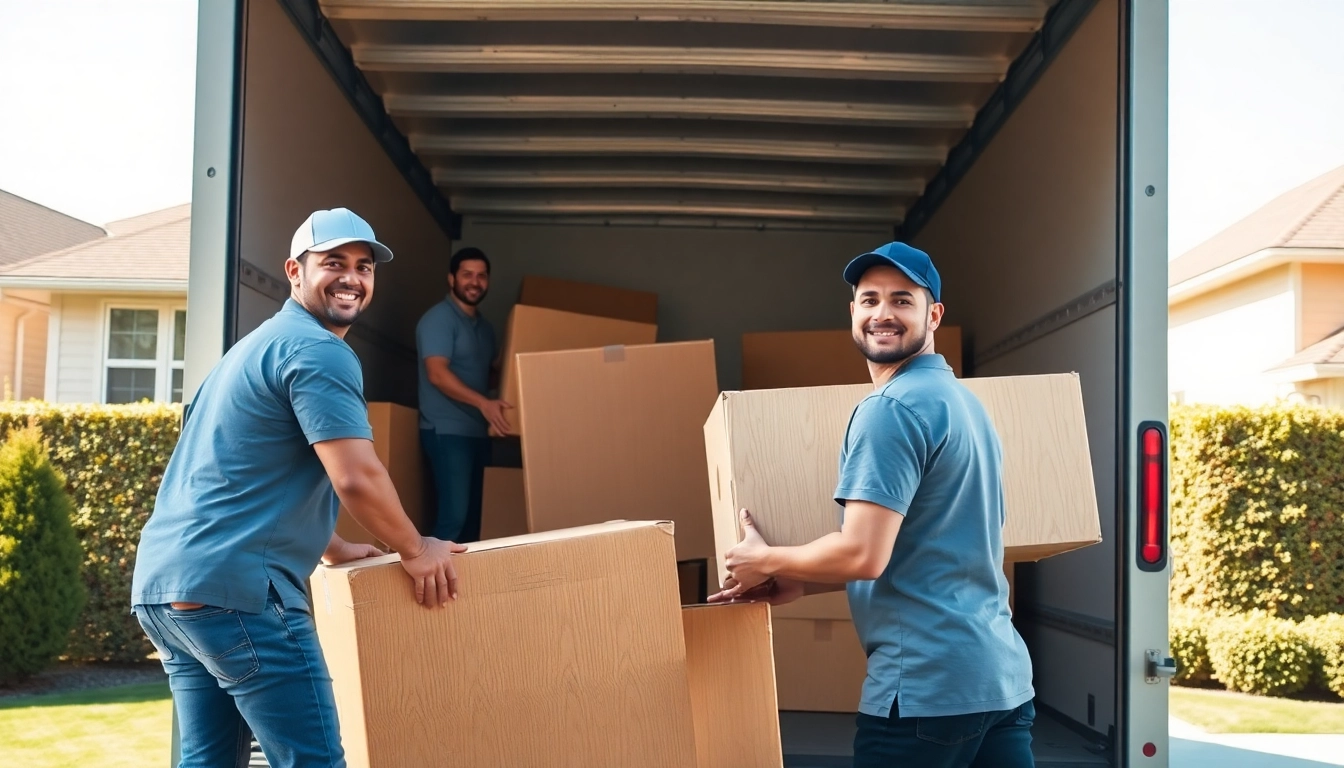 Provincial movers efficiently loading a moving truck with care and professionalism.